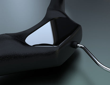 Chasuble, Albs, Dalmatics black hangers with chrome hook.