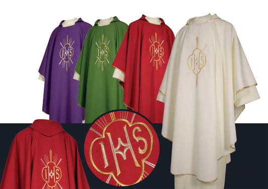 Chasuble With IHS Motif A566