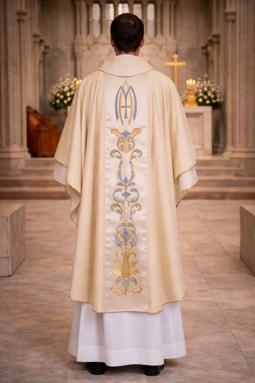 Chasuble Our Lady Of Perpetual Help Made in Italy and sold by The Clergy Store