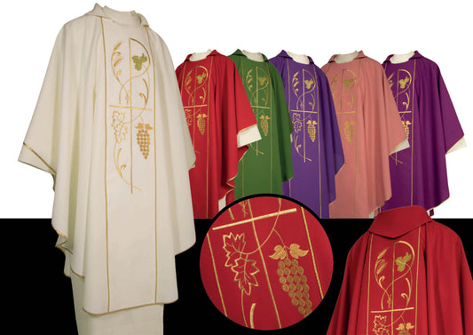 Chasubles with Chi Rho Wheat and Grapes 576