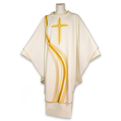 Gothic chasuble sublimation printed "River of Life" Made in Italy