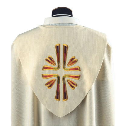 Bishop's cope in wool style 751 by Solivari, Italy and sold by The Clergy Store