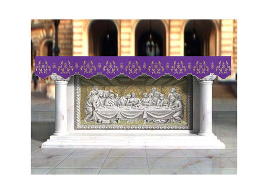 Altar Valances IHS sold by the meter. Imported from Italy. 