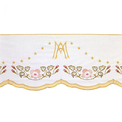 Altar Valances Marian with stars sold by the meter. Imported from Italy. 