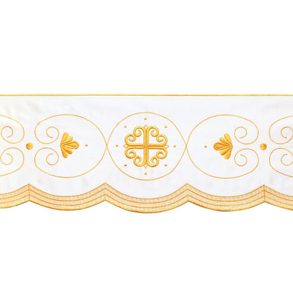 Altar Valances Baroque design sold by the meter. Imported from Italy. 