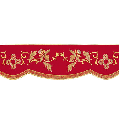 Altar Valances Vine and Cross design sold by the meter. Imported from Italy.