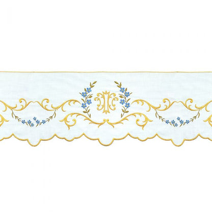 Altar Valances Ava Maria sold by the meter. Imported from Italy. 