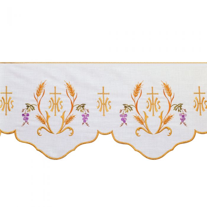 Altar Valances IHS sold by the meter. Imported from Italy. 