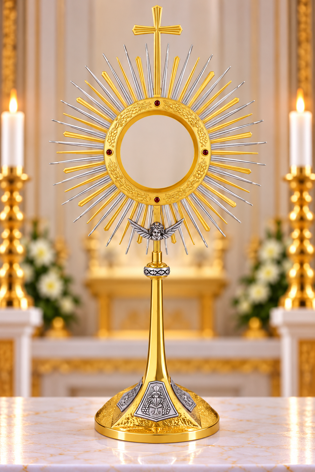 Monstrance with the Four Evangelist and Angel