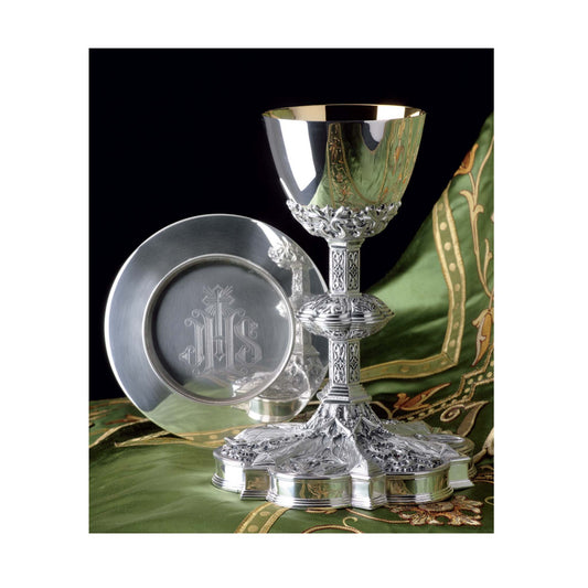 Gothic Chalice & Scale Paten With Ring|2450