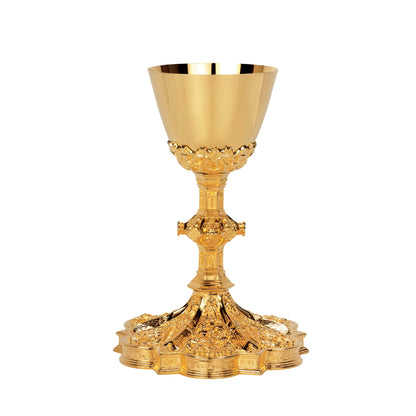 Gothic Chalice & Scale Paten With Ring|2470