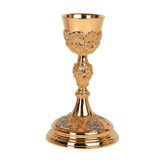 Chalice and Paten with the Four Evangelists Made in Spain AS-152 AS