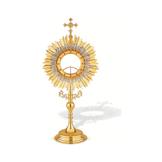 Contemporary Monstrance with Larger host Made in Poland and sold by The Clergy Store