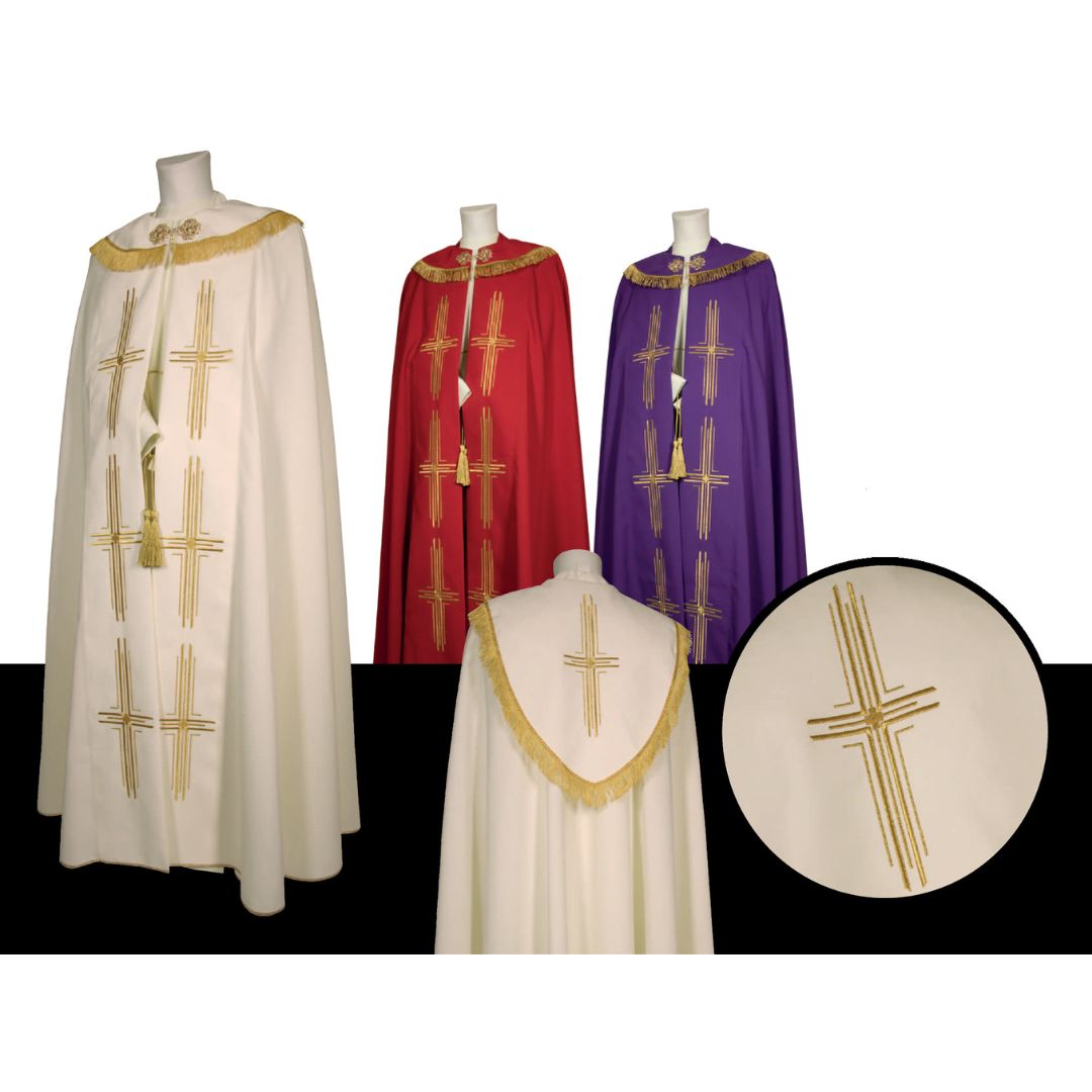 Liturgical cope style 1100 made in italy and sold by The Clergy Store