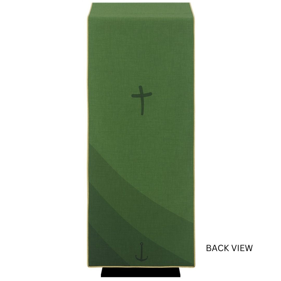 Lectern Cover with the official logo of the Jubilee 2025. Made in Italy and sold by The Clergy Store