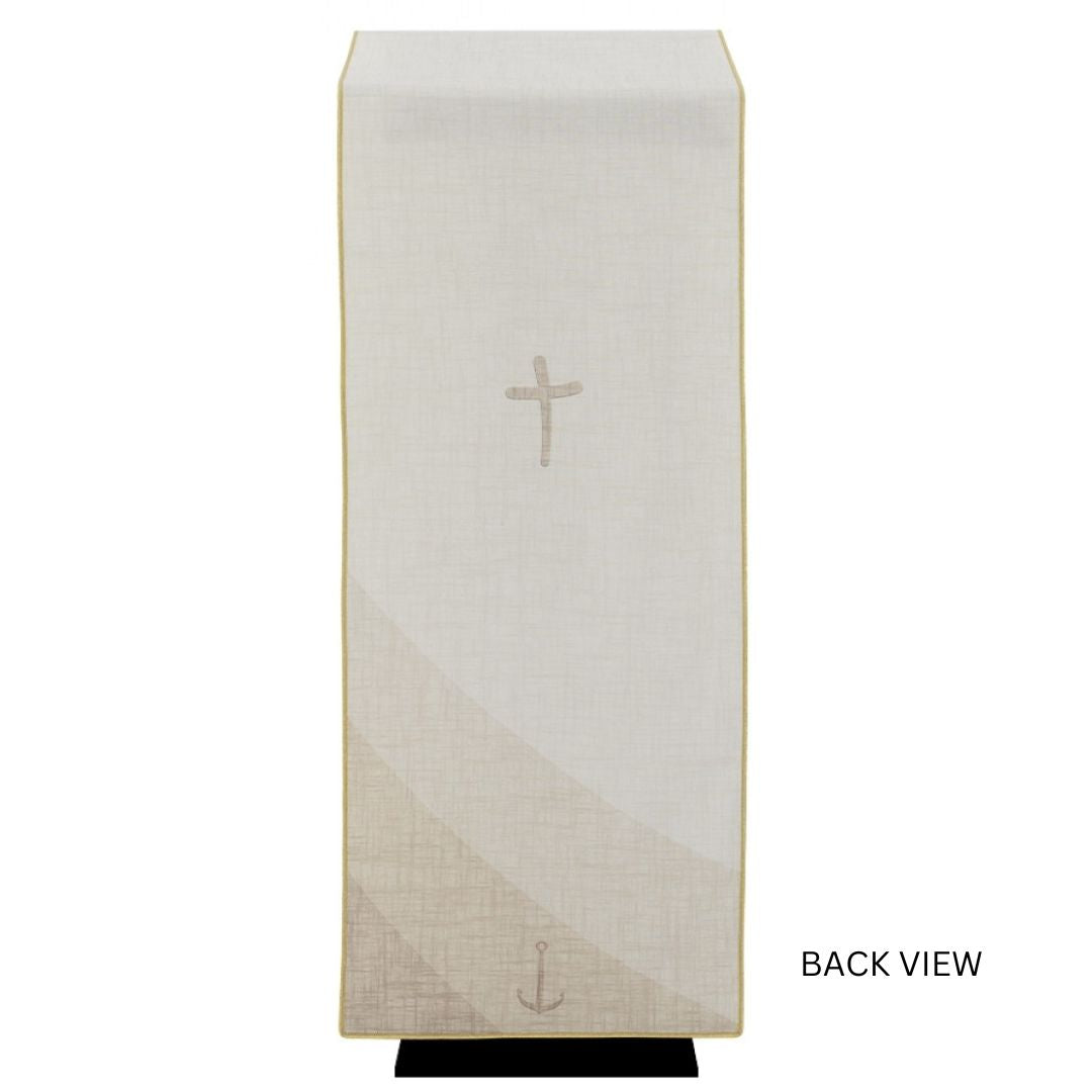 Lectern Cover with the official logo of the Jubilee 2025. Made in Italy and sold by The Clergy Store