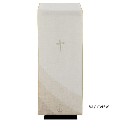 Lectern Cover with the official logo of the Jubilee 2025. Made in Italy and sold by The Clergy Store