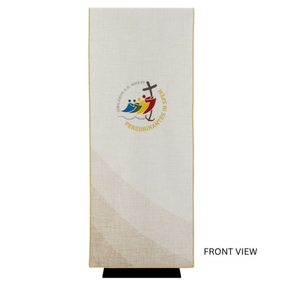 Lectern Cover with the official logo of the Jubilee 2025. Made in Italy and sold by The Clergy Store