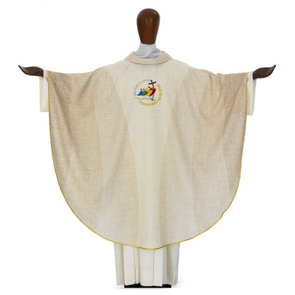 Chasuble with the official logo of the Jubilee 2025. Made in Italy and sold by The Clergy Store