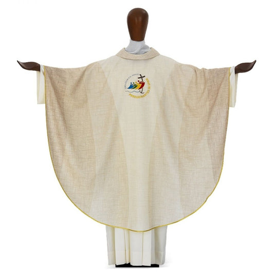 Chasuble with the official logo of the Jubilee 2025. Made in Italy and sold by The Clergy Store