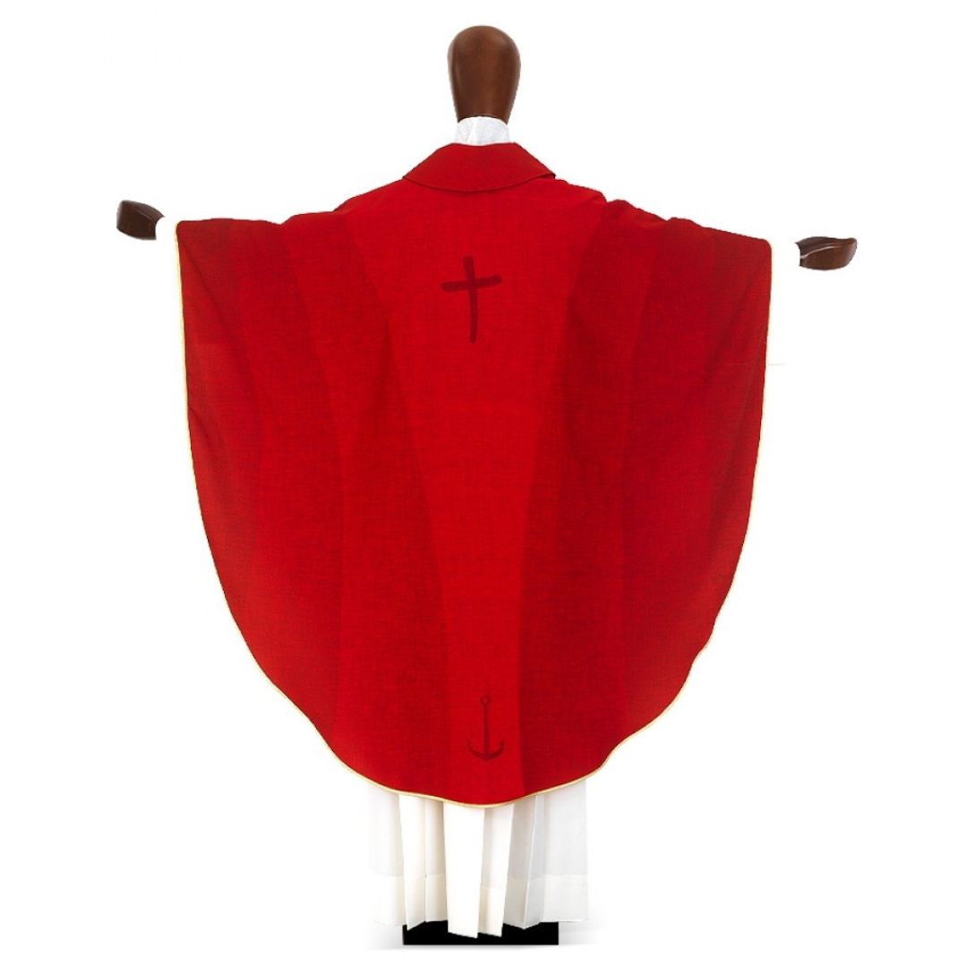 Chasuble with the official logo of the Jubilee 2025. Made in Italy and sold by The Clergy Store