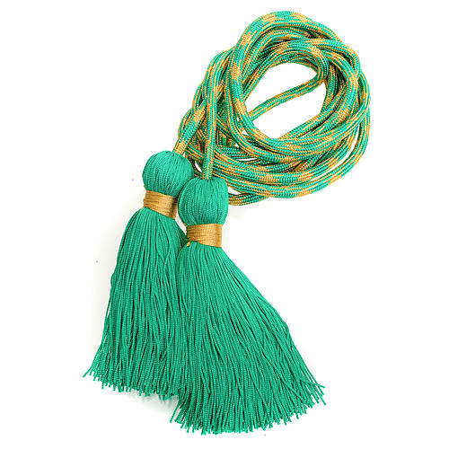 Liturgical Italian cintures for Vestments with Tassel. Made in Italy