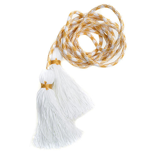 Liturgical Italian cintures for Vestments with Tassel. Made in Italy
