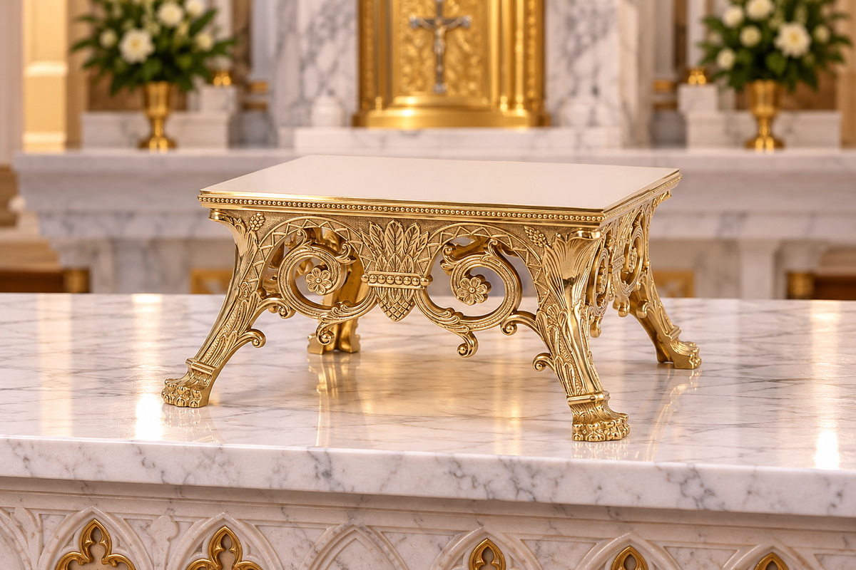 Monstrance thabor stand for altar. 