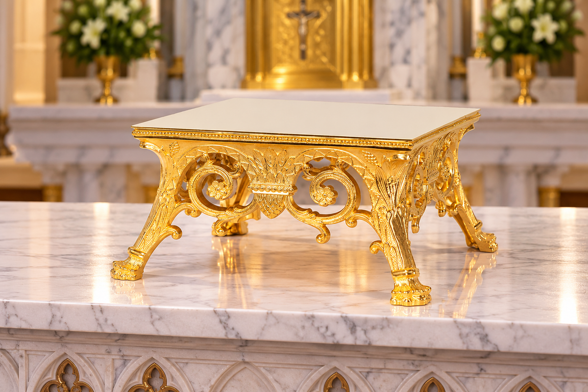 Monstrance thabor stand for altar. 