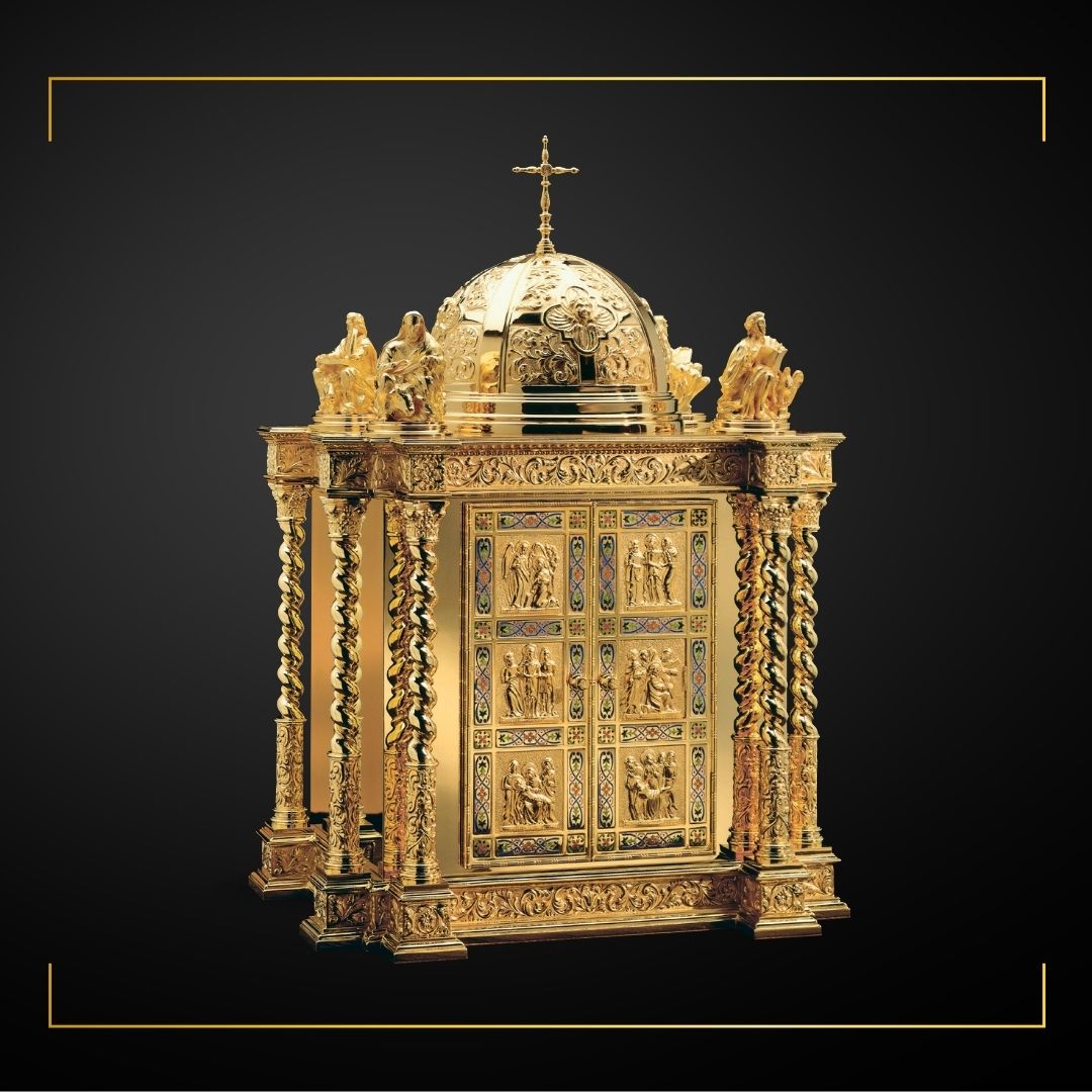 Cathedral Style Tabernacle Made in Spain 4112 sold by The Clergy Store