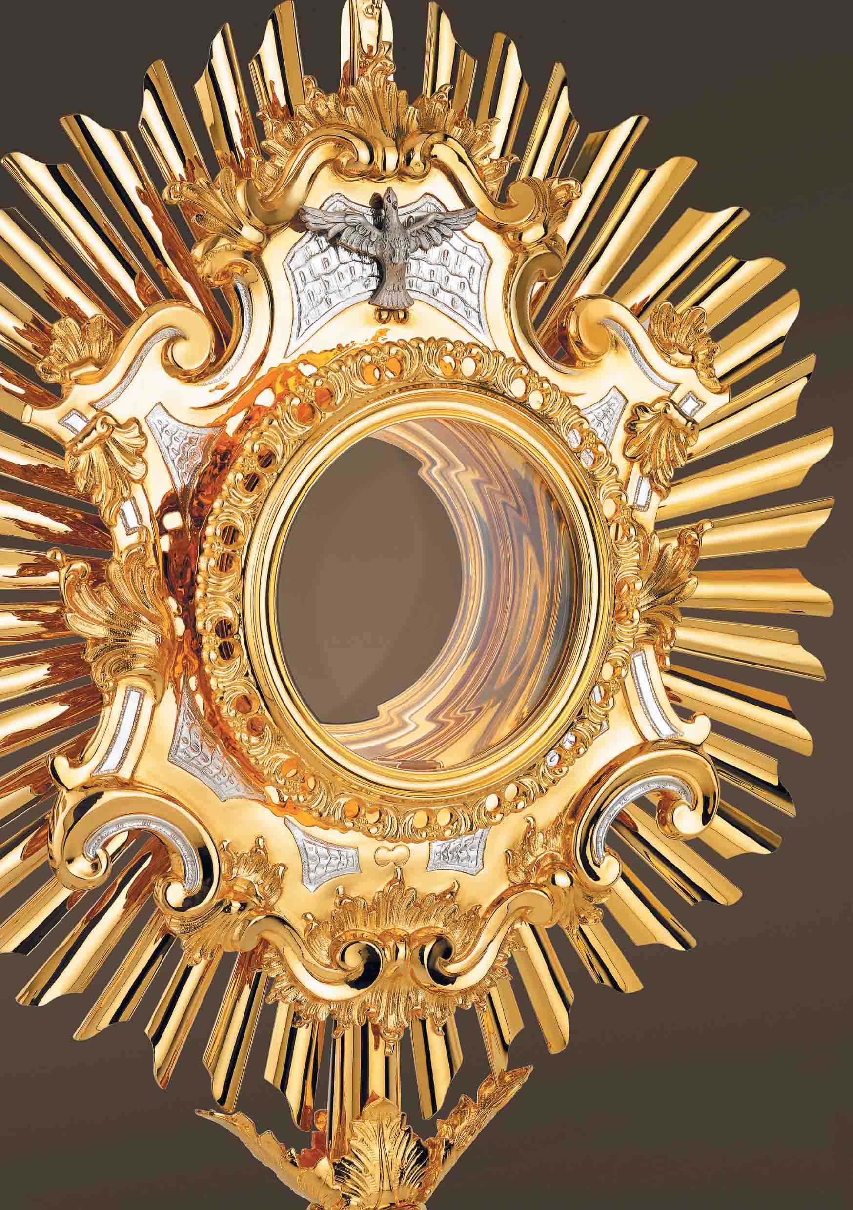 Monstrance Gold Plated From Poland