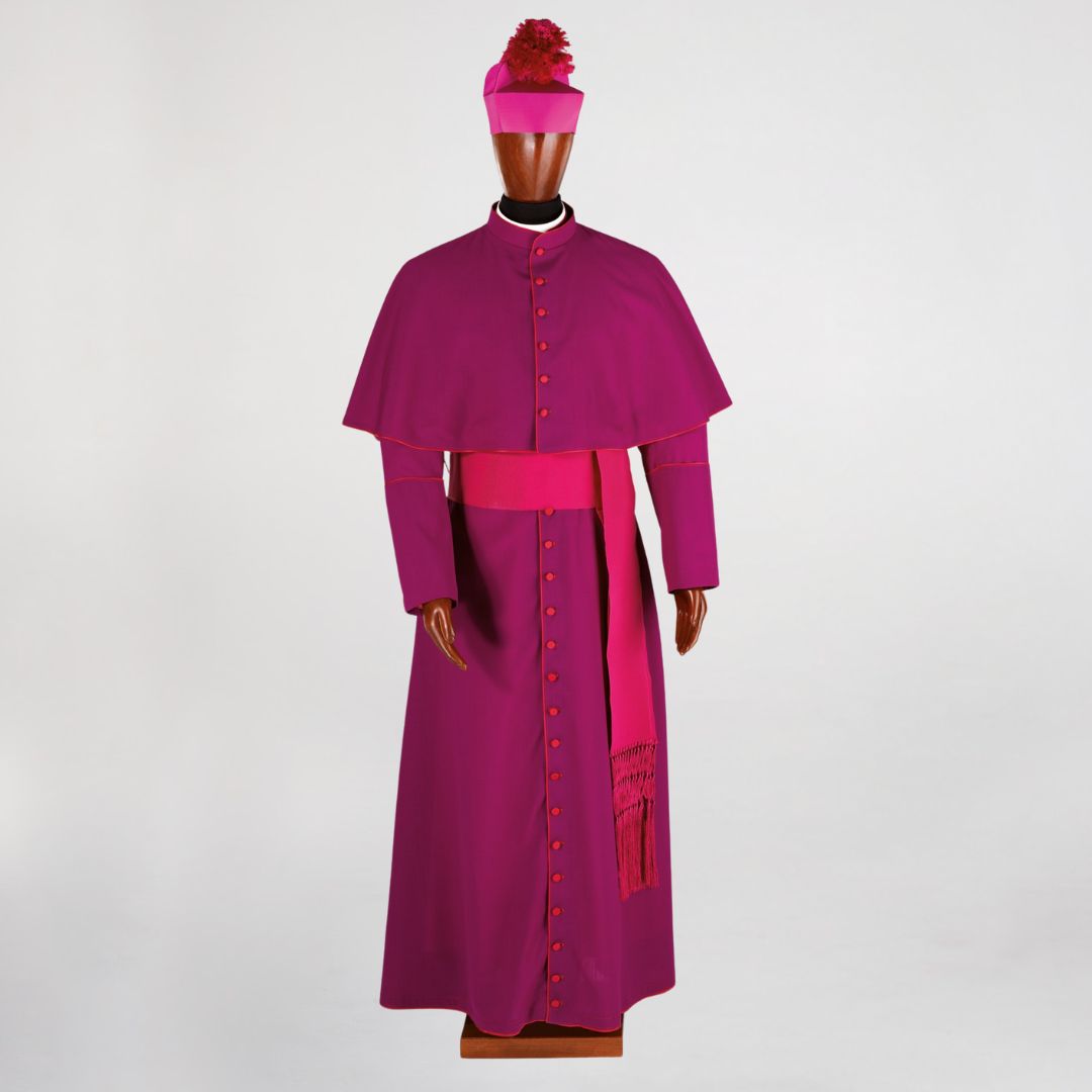 Mozzetta for clergy clerical cassocks. Made in Italy and sold by The Clergy Store