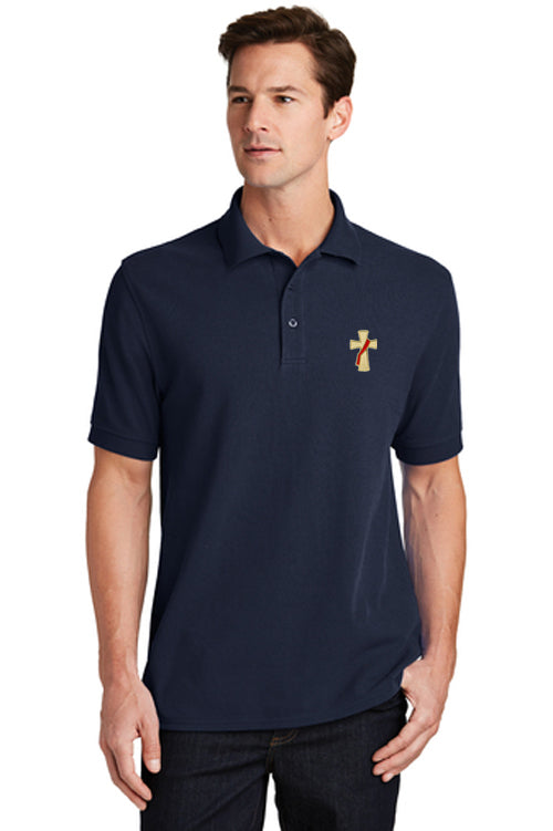 Deacon Polo Shirt in Deep Navy