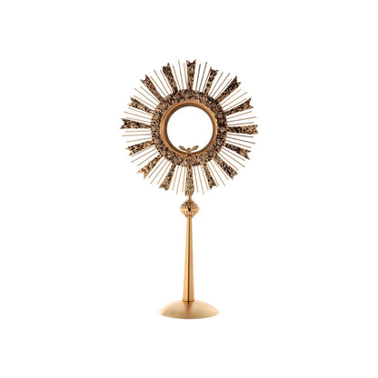 Monstrance with swarovski white stones style OS-20 made by Napoletana Arte Sacra Italy