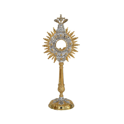 Monstrance Baroque style OS-5 made by Napoletana Arte Sacra Italy