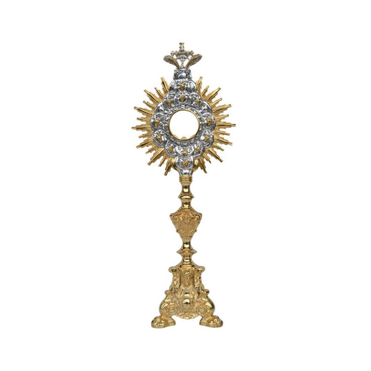 Monstrance Baroque style OS-9 made by Napoletana Arte Sacra Italy