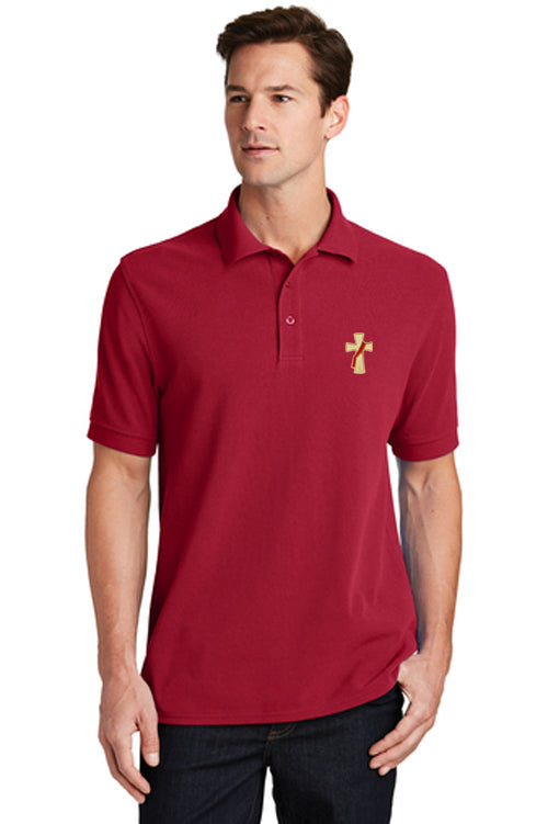 Deacon Polo Shirt in Red