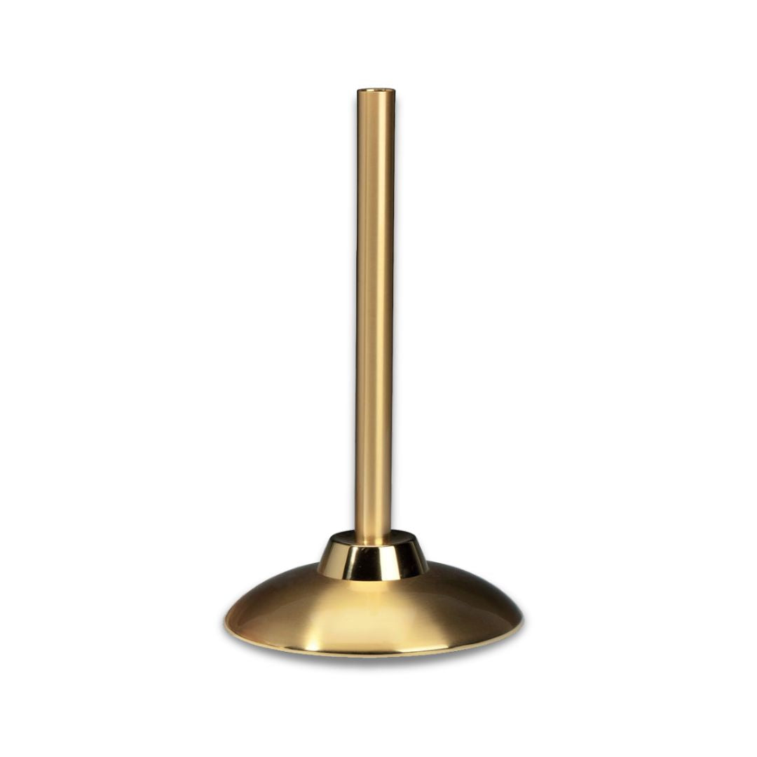 Processional Cross Base in Gold finish Made in Italy and sold by The Clergy  Store