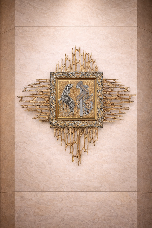 Lamb of God Wall Tabernacle Made in Italy