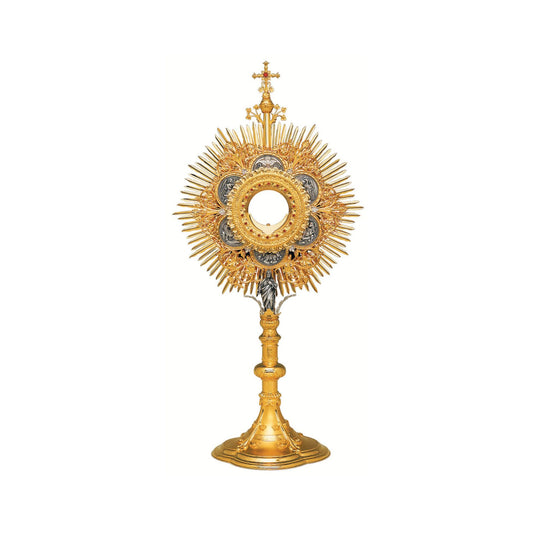 Traditional Monstrance Made in Poland and sold by The Clergy Store
